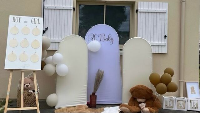 Le morpion Gender Reveal 👶🏻

Un magnifique moment entouré de tous vos proches pour découvrir le sexe de votre bébé.  Le morpion est une idée originale, qui fera à coup sur sensation 🤩

Merci à la jolie Ilona pour sa confiance. 
Location du morpion gender reveal, de l’ours en peluches, des tapis en toile de jute et des distributeurs à boissons. 

Un futur événement, n’hésitez pas à me contacter 😃

#alafolie #evenement #evenementiel #location #locationdeco #locationdecoration #locationdecorationmariage #genderreveal #mariage #mariage 2025 #mariage2026 #amour #famille #bebe #boyorgirl #bonheur #partage #reims #grandest #chalonsenchampagne #deco #decoration #ours #morpion